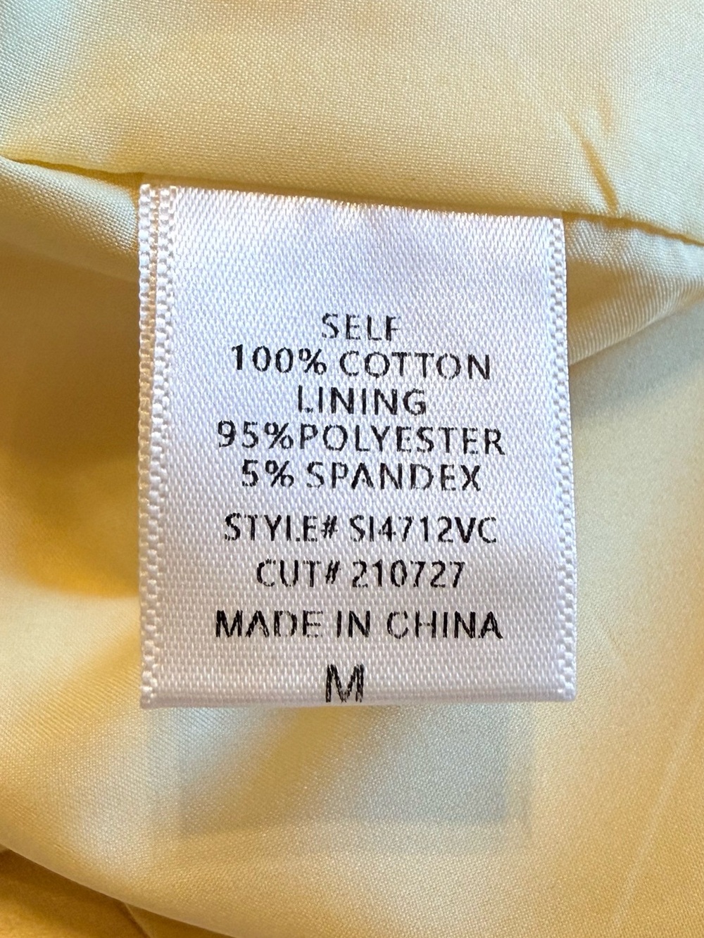 Vici Satin Lace-Trim Mini Skirt in Yellow - Picture 12 of 12